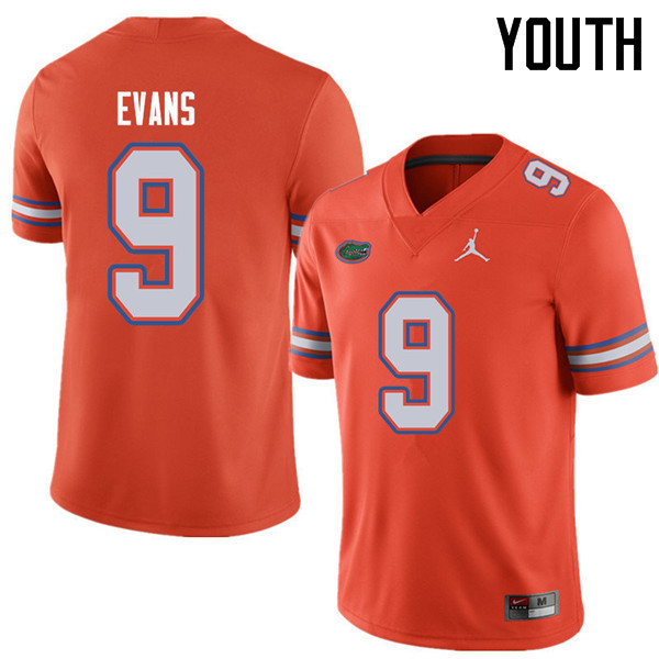 Jordan Brand Youth #9 Josh Evans Florida Gators College Football Jerseys Sale-Orange